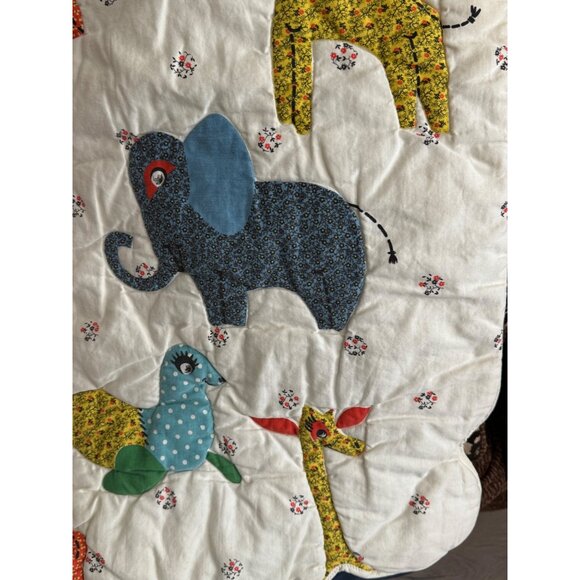 Vintage Baby/Child Quilt Blanket With Animals by Galante Studio - Picture 4 of 12